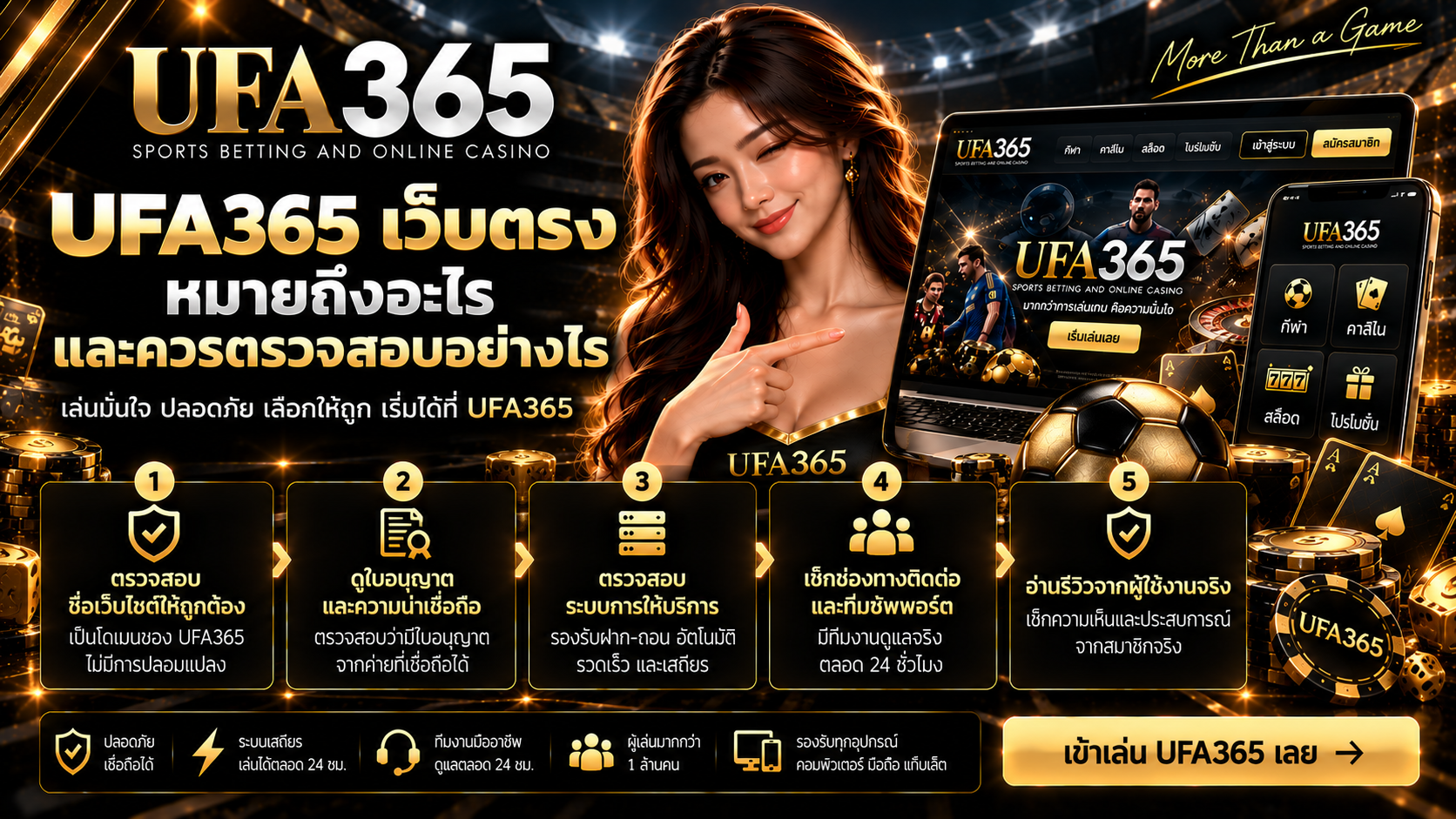ตรวจสอบ UFA365 เว็บตรง