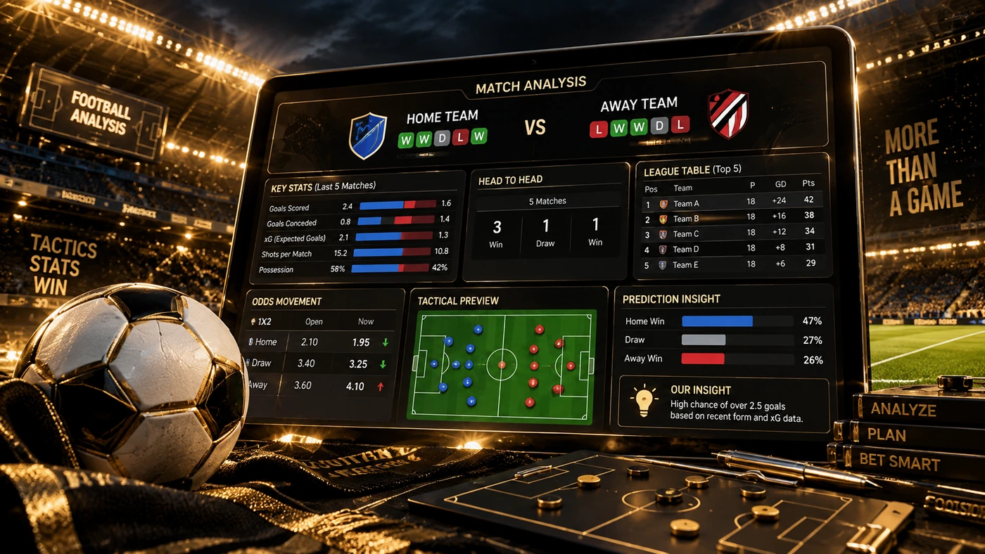 วิเคราะห์บอล UFA365 ดูฟอร์ม สถิติ H2H แท็กติก และราคาก่อนเกม
