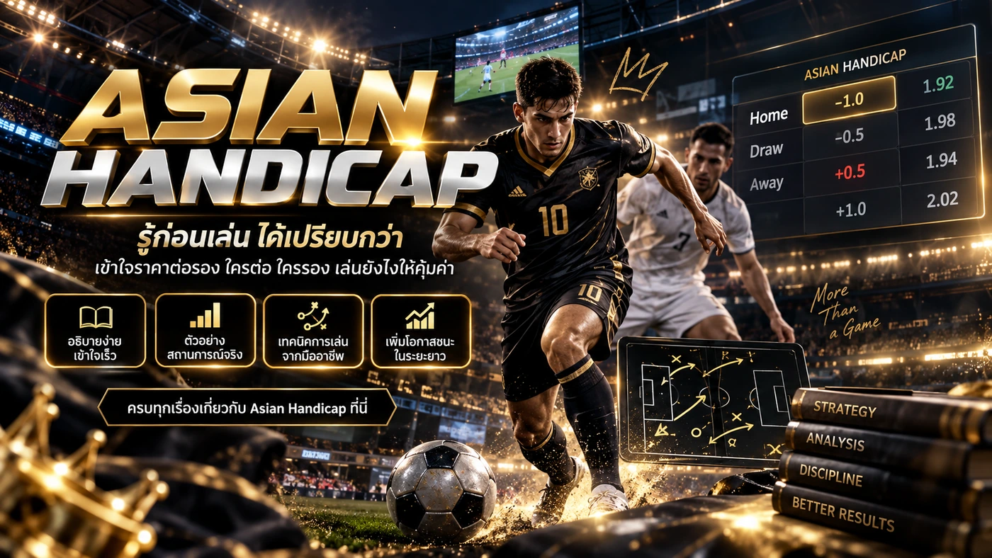 วิเคราะห์ Asian Handicap จากฟอร์มทีม ตัวจริง แท็กติก และราคาตลาด