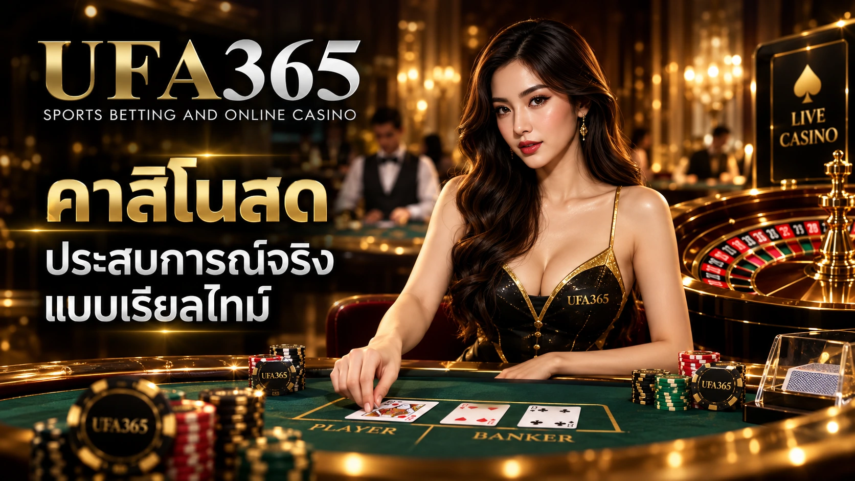 คาสิโนสด UFA365 บาคาร่า รูเล็ต ไฮโล และเกมโต๊ะสด