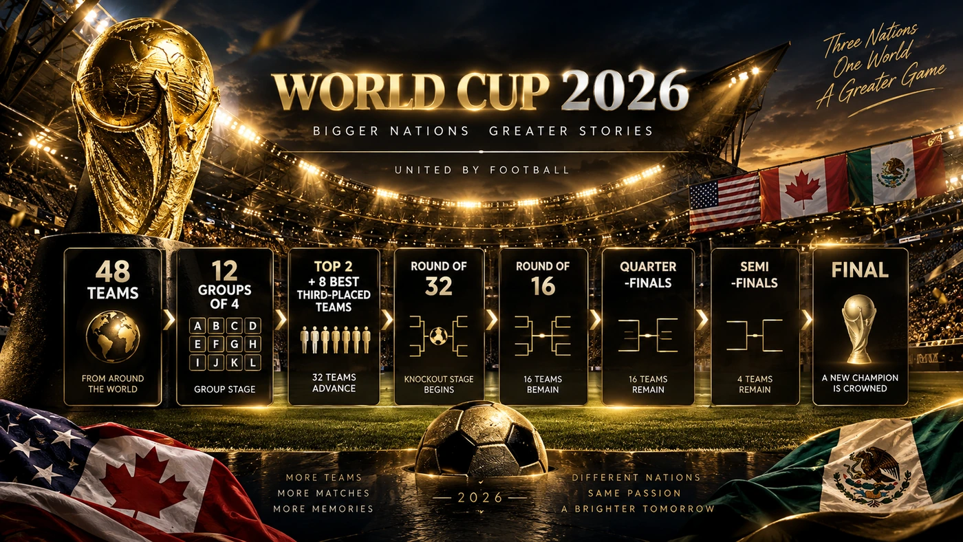 รูปแบบฟุตบอลโลก 2026 48 ทีม 12 กลุ่ม รอบ 32 ทีมจนถึงรอบชิง