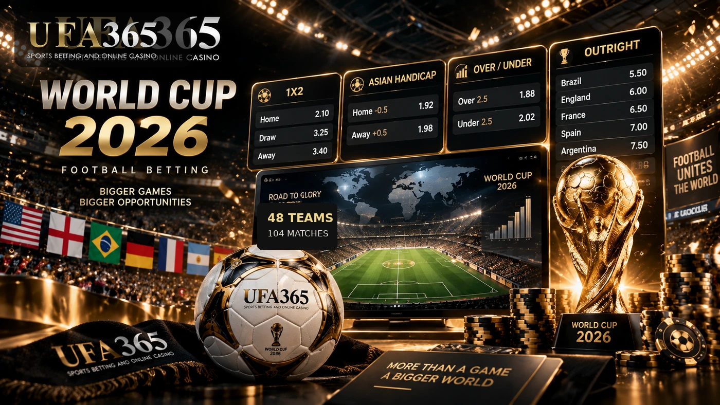 ตลาดราคาบอลโลก 2026 แบบ 1X2 Asian Handicap Over Under และ Outright