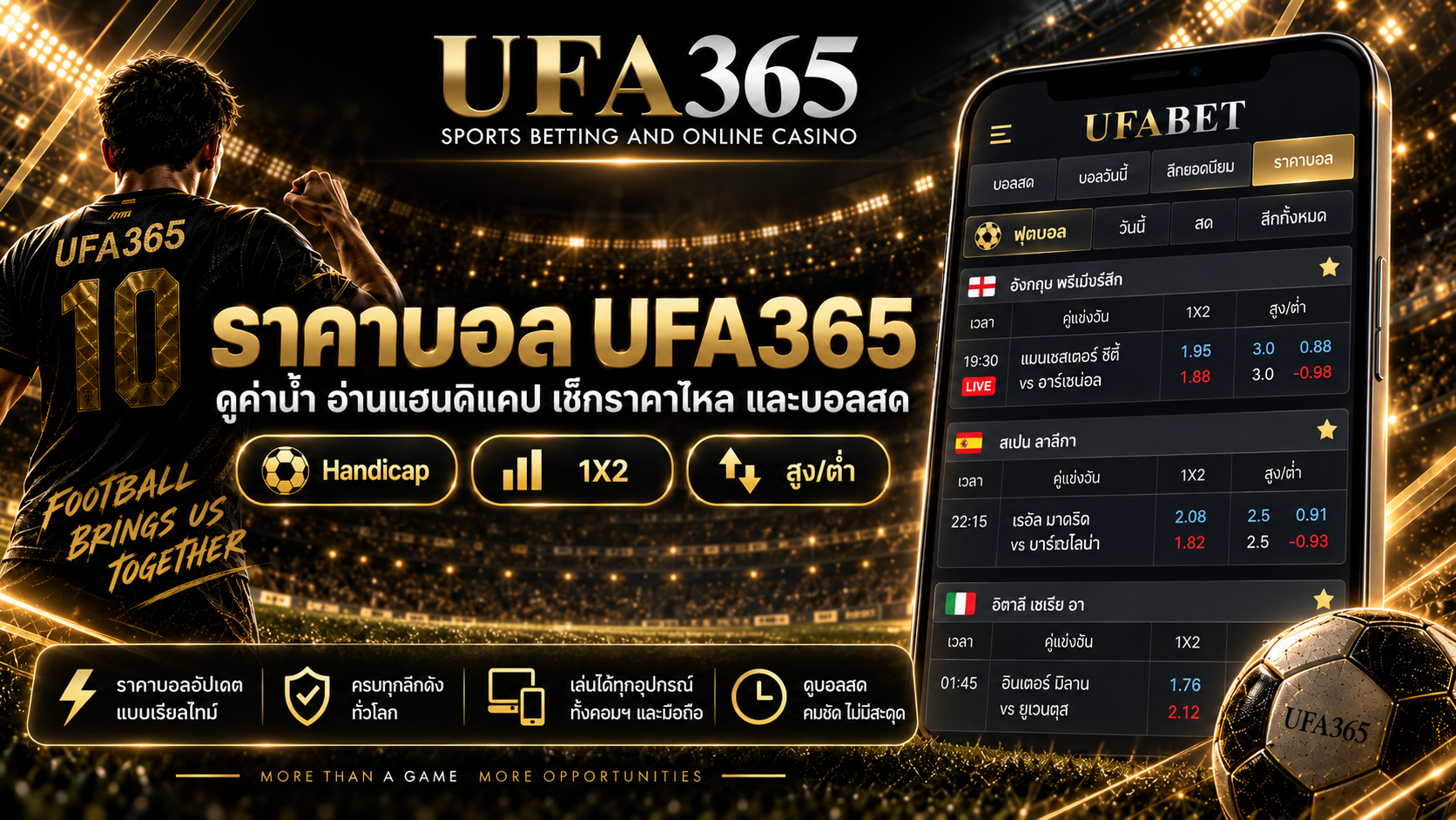 แทงบอลเต็งผ่านมือถือ UFA365