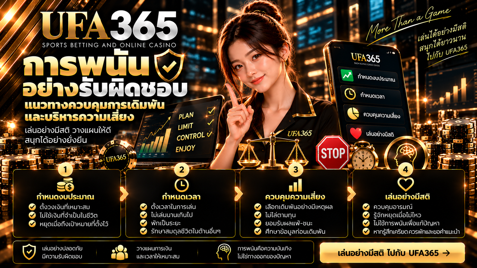 การพนันอย่างรับผิดชอบ UFA365