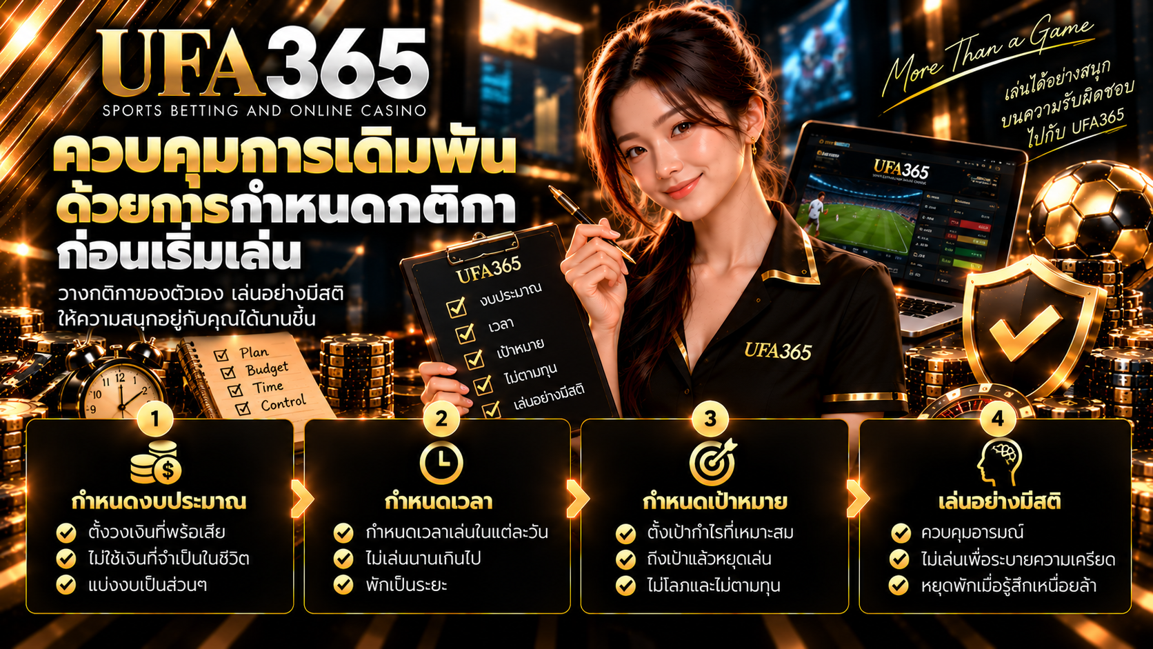 ควบคุมการเดิมพันอย่างรับผิดชอบ