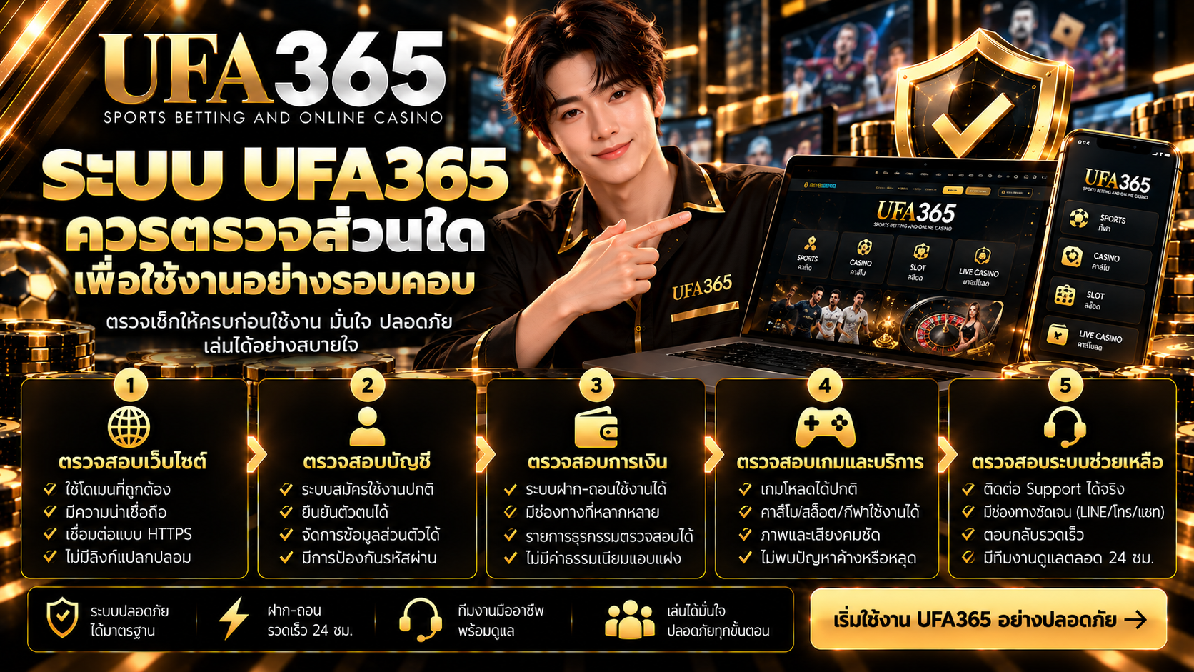 ระบบ UFA365 และความปลอดภัย